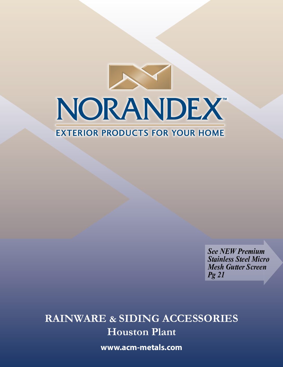 Norandex SW Rainware, Trim Coil, Soffit, Fascia Catalog