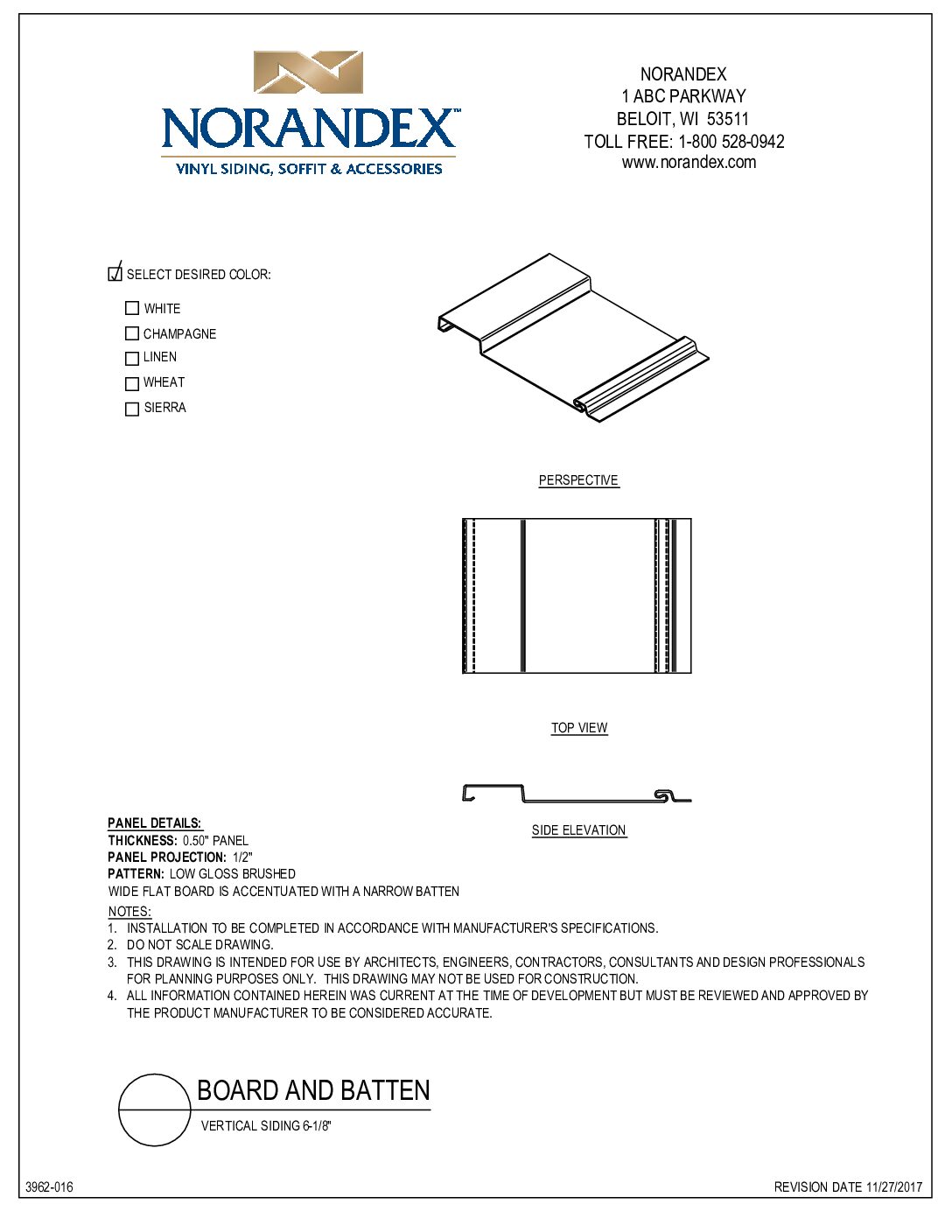 Board and Batten 2D CAD