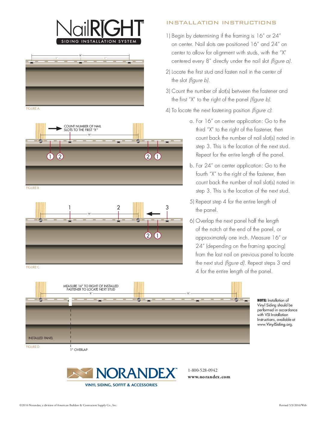 NailRIGHT Installation (English and Spanish) Instructions