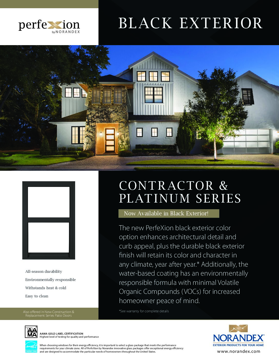 PerfeXion Black Exterior Sell Sheet