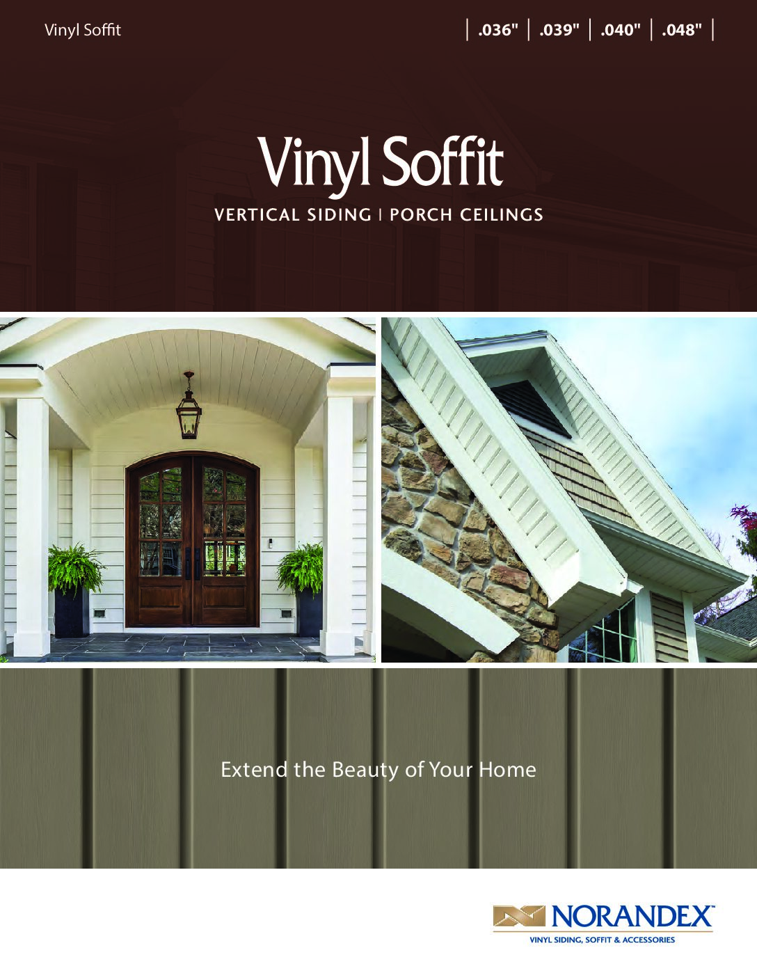Vinyl Soffit Brochure